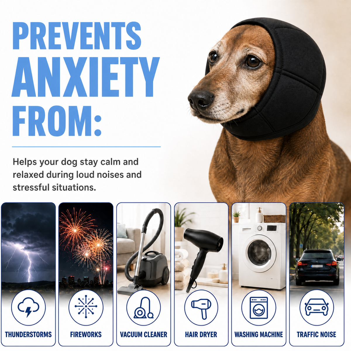 CalmDog Calming Ear Muffs